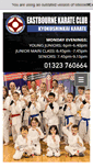 Mobile Screenshot of eastbournekarate.co.uk